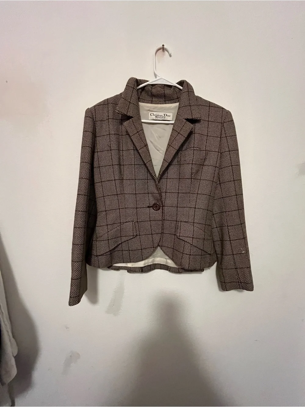 Vintage Dior blazer tweed